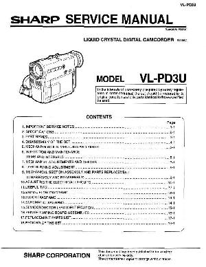 Сервисная инструкция Sharp VL-PD3U ― Manual-Shop.ru