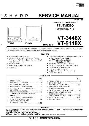 Сервисная инструкция Sharp VT-3448X, VT-5148X ― Manual-Shop.ru
