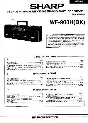 Сервисная инструкция Sharp WF-900H ― Manual-Shop.ru