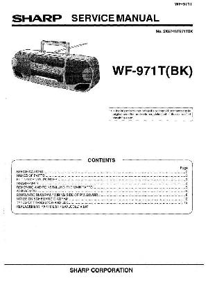 Сервисная инструкция Sharp WF-971T ― Manual-Shop.ru