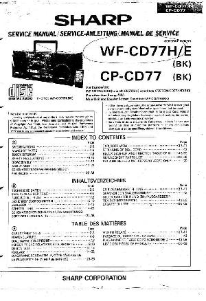 Сервисная инструкция Sharp WF-CD77 ― Manual-Shop.ru