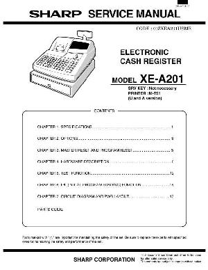 Сервисная инструкция Sharp XE-A201 ― Manual-Shop.ru
