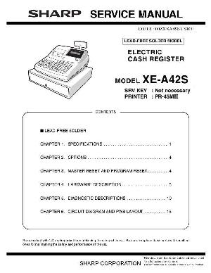 Сервисная инструкция Sharp XE-A42S ― Manual-Shop.ru
