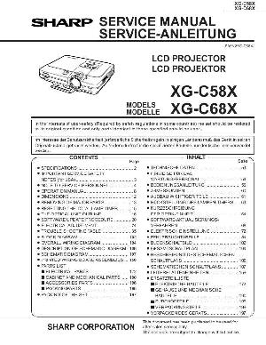 Сервисная инструкция Sharp XG-C58X, XG-C68X ― Manual-Shop.ru