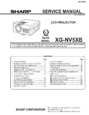 Сервисная инструкция Sharp XG-NV5XB ― Manual-Shop.ru