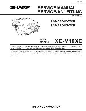 Сервисная инструкция Sharp XG-V10XE ― Manual-Shop.ru