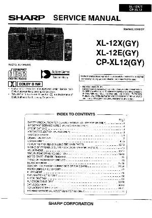 Сервисная инструкция Sharp XL-12 ― Manual-Shop.ru