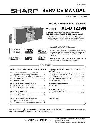 Сервисная инструкция SHARP XL-DH229N ― Manual-Shop.ru