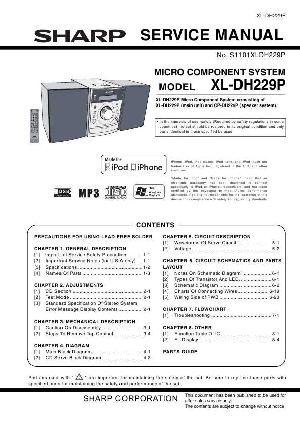 Сервисная инструкция SHARP XL-DH229P ― Manual-Shop.ru