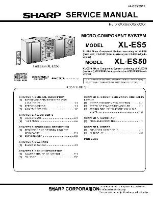 Сервисная инструкция SHARP XL-ES5, XL-ES50 ― Manual-Shop.ru