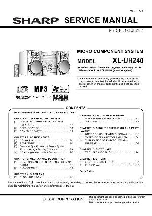 Сервисная инструкция SHARP XL-UH240 ― Manual-Shop.ru