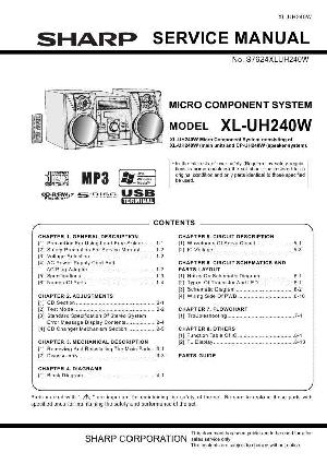 Сервисная инструкция SHARP XL-UH240W ― Manual-Shop.ru