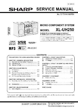 Сервисная инструкция SHARP XL-UH250 ― Manual-Shop.ru