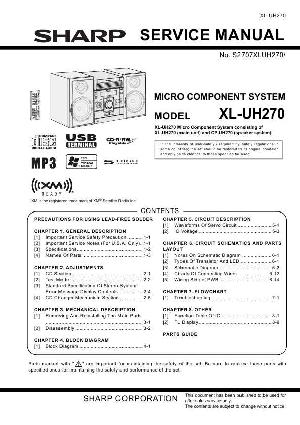 Сервисная инструкция SHARP XL-UH270 ― Manual-Shop.ru