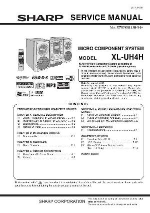 Сервисная инструкция Sharp XL-UH4H ― Manual-Shop.ru