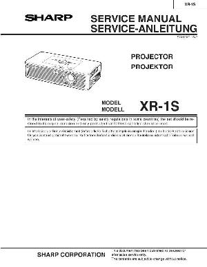 Service manual SHARP XR-1S ― Manual-Shop.ru