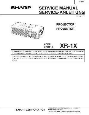 Сервисная инструкция SHARP XR-1X ― Manual-Shop.ru