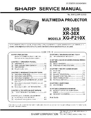 Сервисная инструкция Sharp XR-30S, XG-F210X ― Manual-Shop.ru