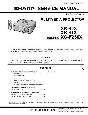 Service manual SHARP XR-40X, XR-41X, XG-F260X ― Manual-Shop.ru