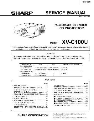 Сервисная инструкция Sharp XV-C100U ― Manual-Shop.ru