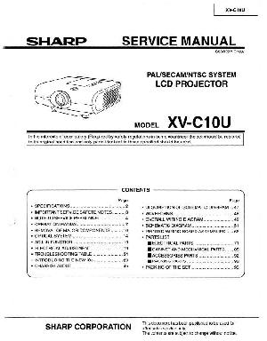 Service manual SHARP XV-C10U ― Manual-Shop.ru