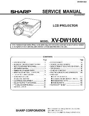 Сервисная инструкция SHARP XV-DW100U ― Manual-Shop.ru