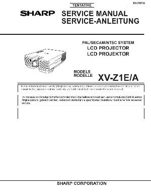 Сервисная инструкция Sharp XV-Z1E, A ― Manual-Shop.ru