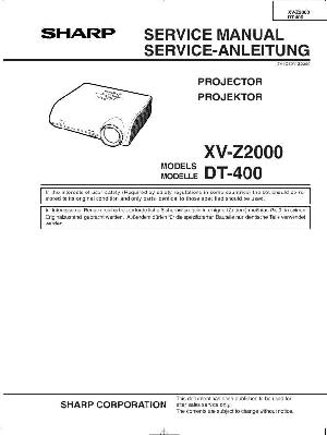 Сервисная инструкция Sharp XV-Z2000 ― Manual-Shop.ru