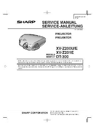 Сервисная инструкция SHARP XV-Z200U, XV-Z201E, DT-300 ― Manual-Shop.ru