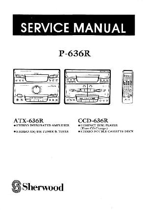 Сервисная инструкция Sherwood ATX-636R, CCD-636R, P-636R ― Manual-Shop.ru