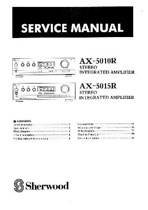 Service manual Sherwood AX-5010R, AX-5015R ― Manual-Shop.ru