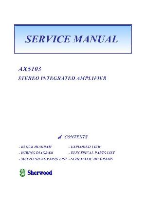 Service manual Sherwood AX-5103 ― Manual-Shop.ru