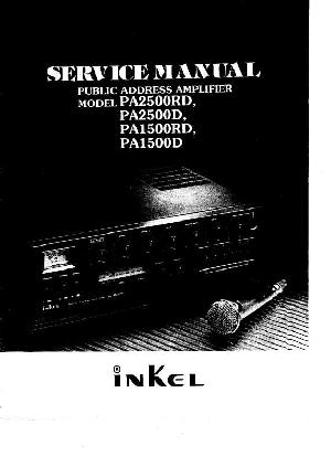 Service manual Sherwood INKEL, PA-1500D, PA-2500D ― Manual-Shop.ru