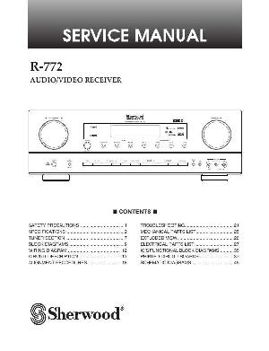 Service manual Sherwood R-772 ― Manual-Shop.ru
