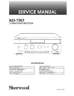 Service manual Sherwood RD-7503 ― Manual-Shop.ru