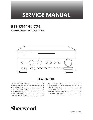 Service manual Sherwood RD-8504, R-774 ― Manual-Shop.ru