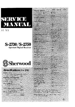 Service manual Sherwood S-2730, S-2750 ― Manual-Shop.ru