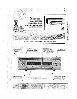 Service manual Sherwood S-3000IV ― Manual-Shop.ru