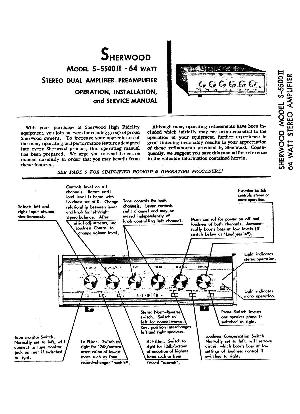 Сервисная инструкция Sherwood S-5500II ― Manual-Shop.ru