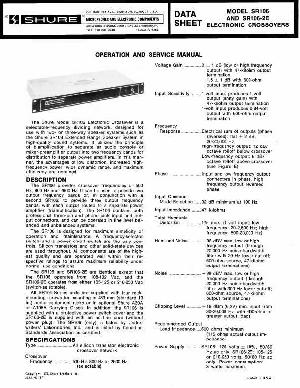 Service manual SHURE SR-106, 106-2E ― Manual-Shop.ru