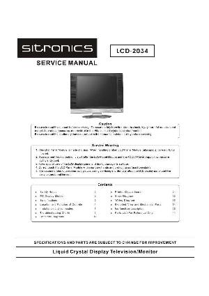Service manual Sitronics LCD-2034 ― Manual-Shop.ru