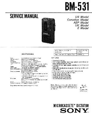 Service manual Sony BM-531 ― Manual-Shop.ru