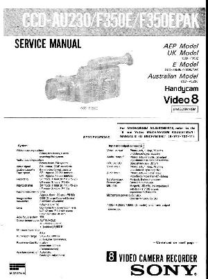 Service manual Sony CCD-F350E ― Manual-Shop.ru