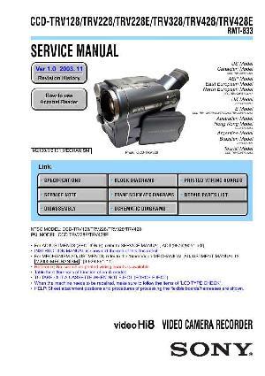 Service manual Sony CCD-TR128, CCD-TR228, CCD-TR228E, CCD-TR328, CCD-TR428, CCD-TR428E ― Manual-Shop.ru