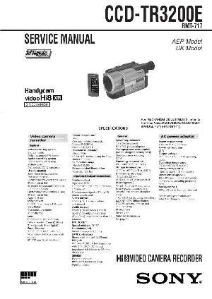 Service manual Sony CCD-TR3200E ― Manual-Shop.ru