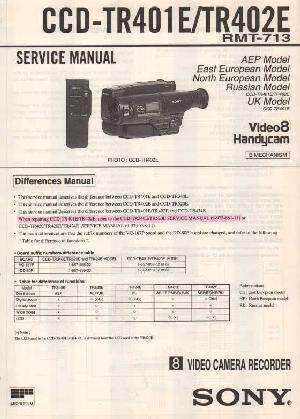 Сервисная инструкция Sony CCD-TR401E, CCD-TR402E ― Manual-Shop.ru