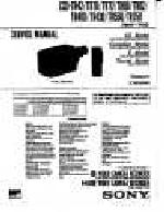 Сервисная инструкция Sony CCD-TR42, CCD-TR70, CCD-TR72, CCD-TR80, CCD-TR82, CCD-TR400, CCD-TR430, CCD-TR550, CCD-TR750