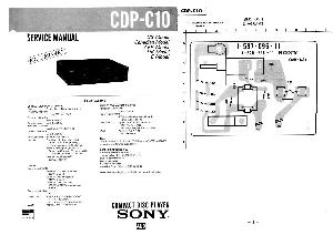 Service manual Sony CDP-C10 ― Manual-Shop.ru