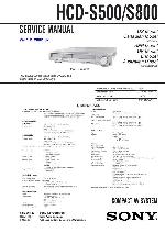 Сервисная инструкция Sony DAV-S500, DAV-S800
