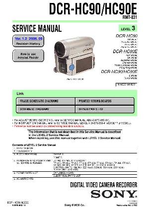 Сервисная инструкция Sony DCR-HC90E level 3 ― Manual-Shop.ru